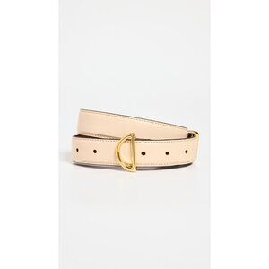 LIKE NEW Frame Beige Leather Crescent Belt Size S
